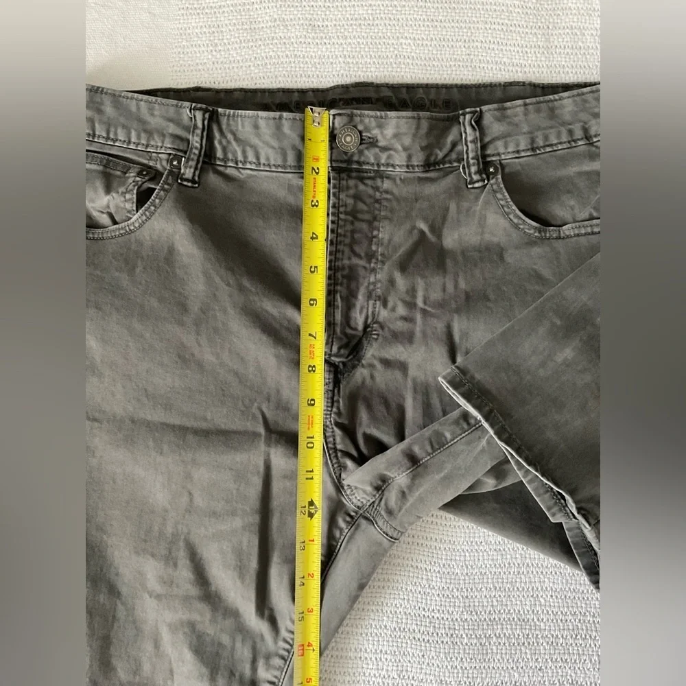 American Eagle Outfitters Gray Straight Leg Jeans